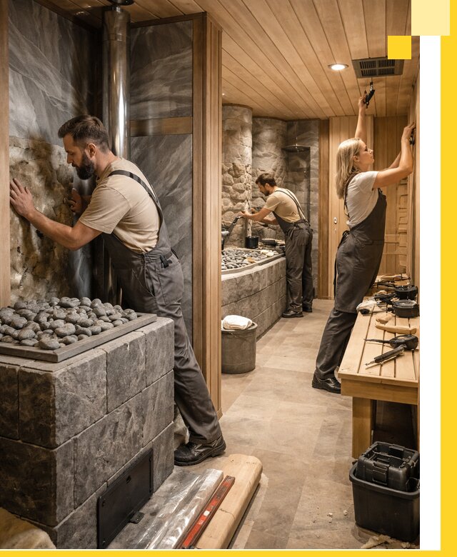 Строительство бань и SPA процедур в Челябинске под ключ и отделкой