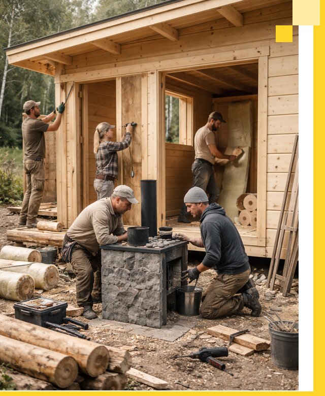 Купить баню под ключ в Челябинске строительство монтаж отделка