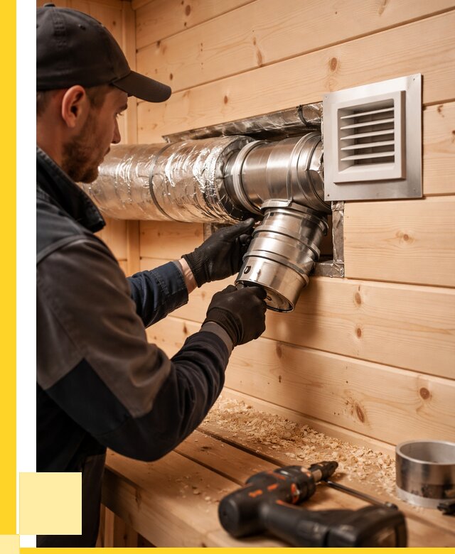 Монтаж вентиляции бани в Челябинске от 12374 р. | ЭриданЧлб