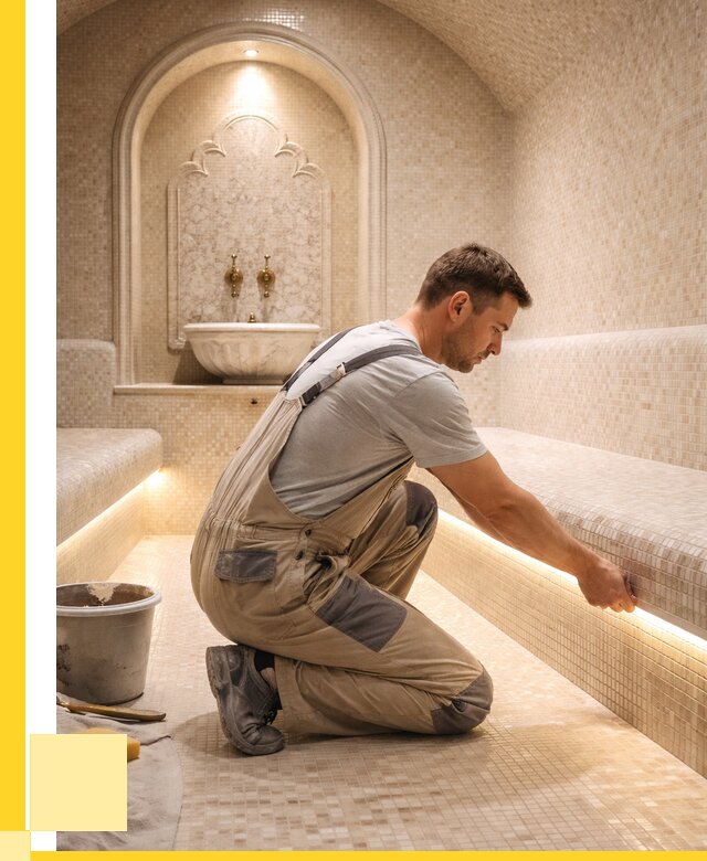 Отделка хамамов под ключ в Челябинске от 5672 р. | ЭриданЧлб