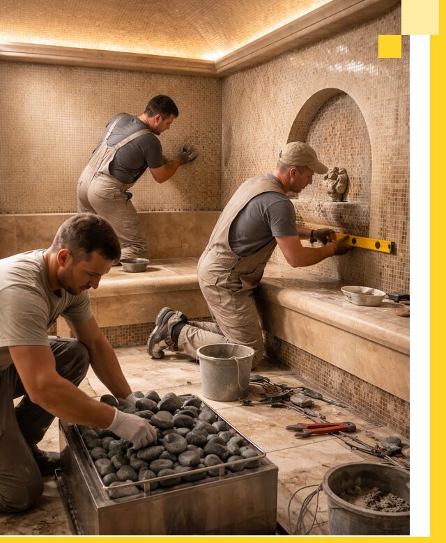 Проектирование и строительство хамама и сауны в Челябинске