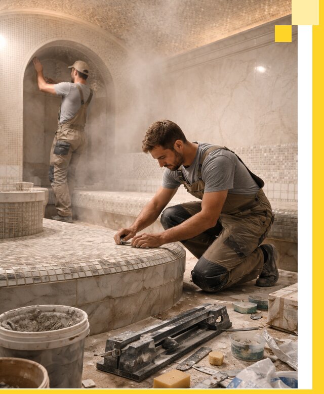 Профессиональный дизайн хамама и SPA под ключ в Челябинске