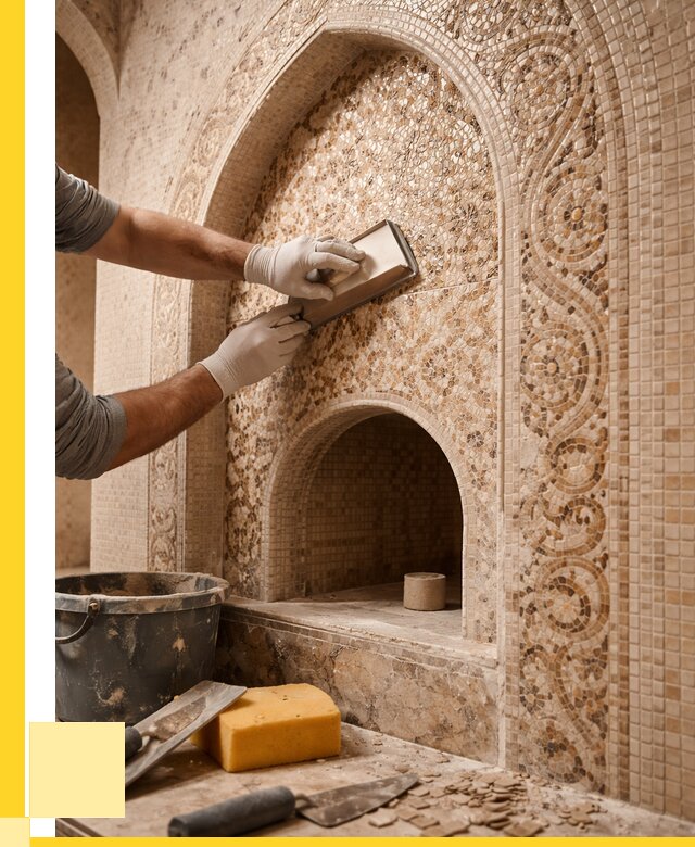 Мозаика для хамама в Челябинске под ключ от 5156 р. | ЭриданЧлб