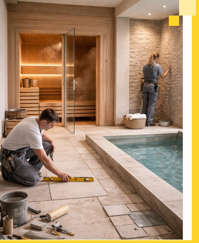 Комплексный дизайн и отделка интерьеров SPA под ключ в Челябинске